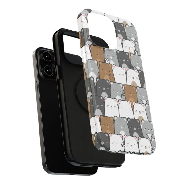 Cute Bear Impact-Resistant Phone Case, Animal Lover Gift, Kawaii Style Case, Cute Animal Accessories, Phone Protection