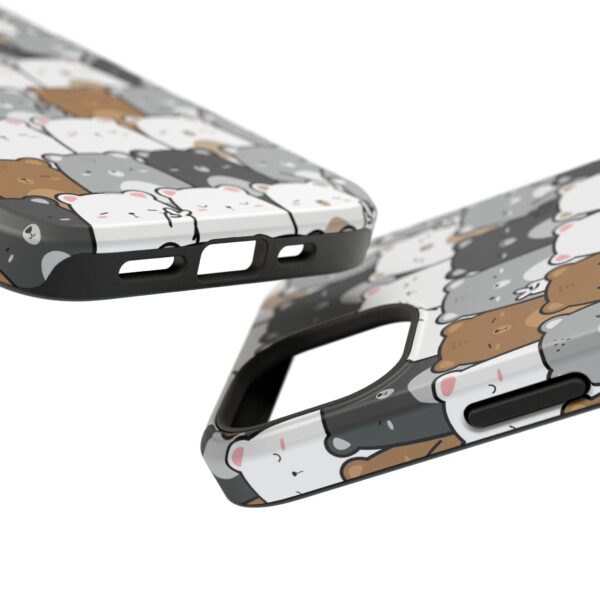 Cute Bear Impact-Resistant Phone Case, Animal Lover Gift, Kawaii Style Case, Cute Animal Accessories, Phone Protection