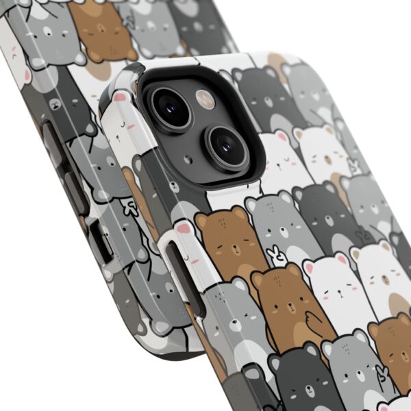 Cute Bear Impact-Resistant Phone Case, Animal Lover Gift, Kawaii Style Case, Cute Animal Accessories, Phone Protection