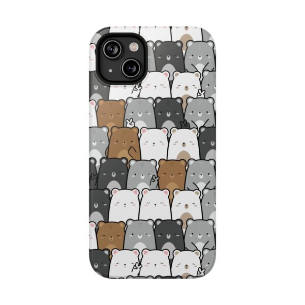 Cute Bear Impact-Resistant Phone Case, Animal Lover Gift, Kawaii Style Case, Cute Animal Accessories, Phone Protection