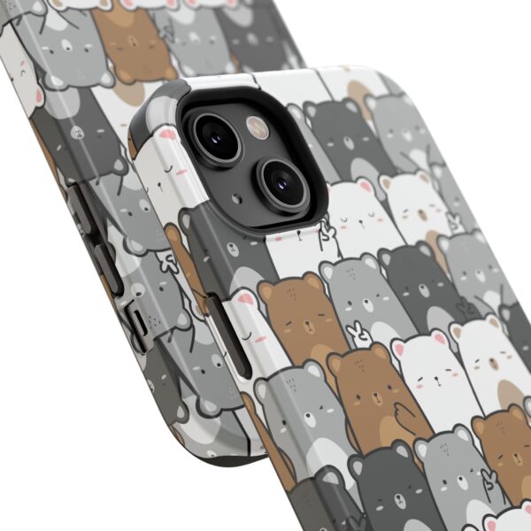 Cute Bear Impact-Resistant Phone Case, Animal Lover Gift, Kawaii Style Case, Cute Animal Accessories, Phone Protection