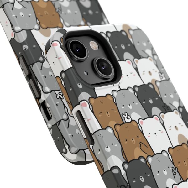 Cute Bear Impact-Resistant Phone Case, Animal Lover Gift, Kawaii Style Case, Cute Animal Accessories, Phone Protection