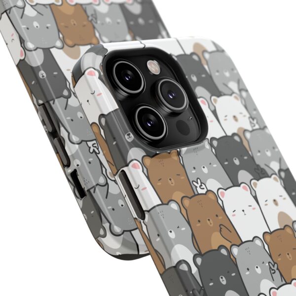 Cute Bear Impact-Resistant Phone Case, Animal Lover Gift, Kawaii Style Case, Cute Animal Accessories, Phone Protection