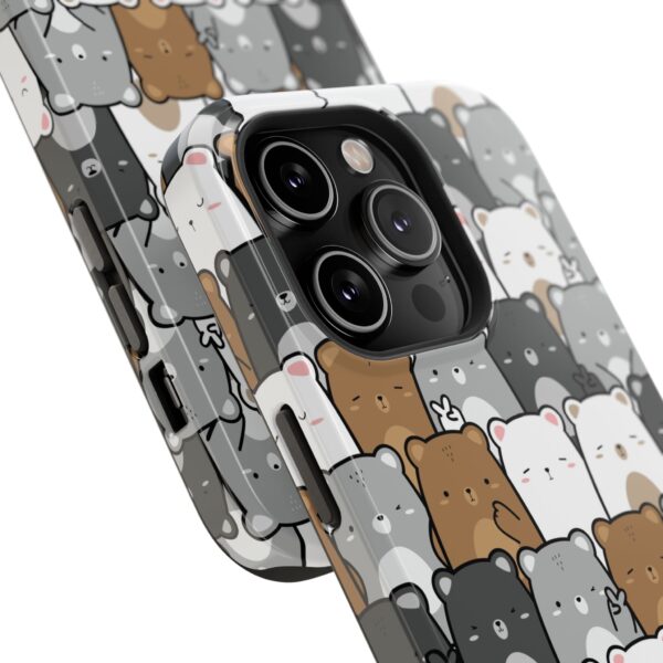 Cute Bear Impact-Resistant Phone Case, Animal Lover Gift, Kawaii Style Case, Cute Animal Accessories, Phone Protection