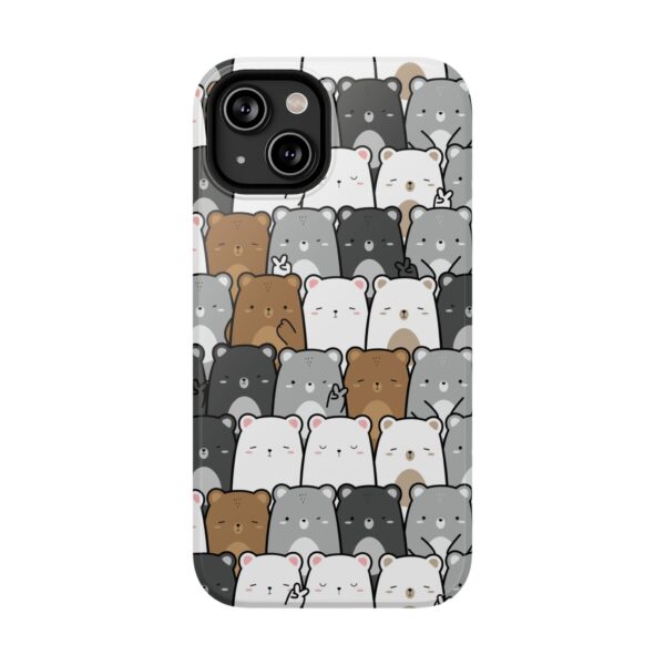 Cute Bear Impact-Resistant Phone Case, Animal Lover Gift, Kawaii Style Case, Cute Animal Accessories, Phone Protection