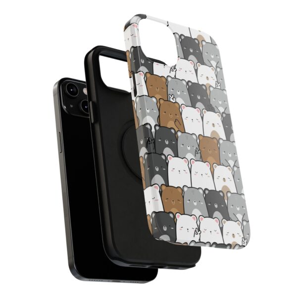 Cute Bear Impact-Resistant Phone Case, Animal Lover Gift, Kawaii Style Case, Cute Animal Accessories, Phone Protection