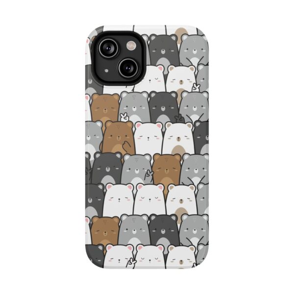Cute Bear Impact-Resistant Phone Case, Animal Lover Gift, Kawaii Style Case, Cute Animal Accessories, Phone Protection