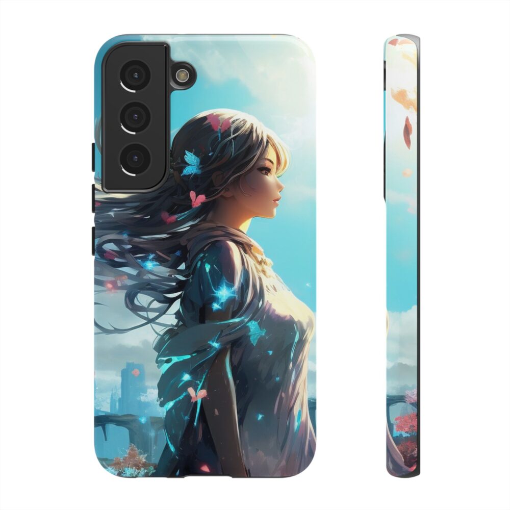 Artistic Tough Phone Case - Empowering Design for Nature Lovers